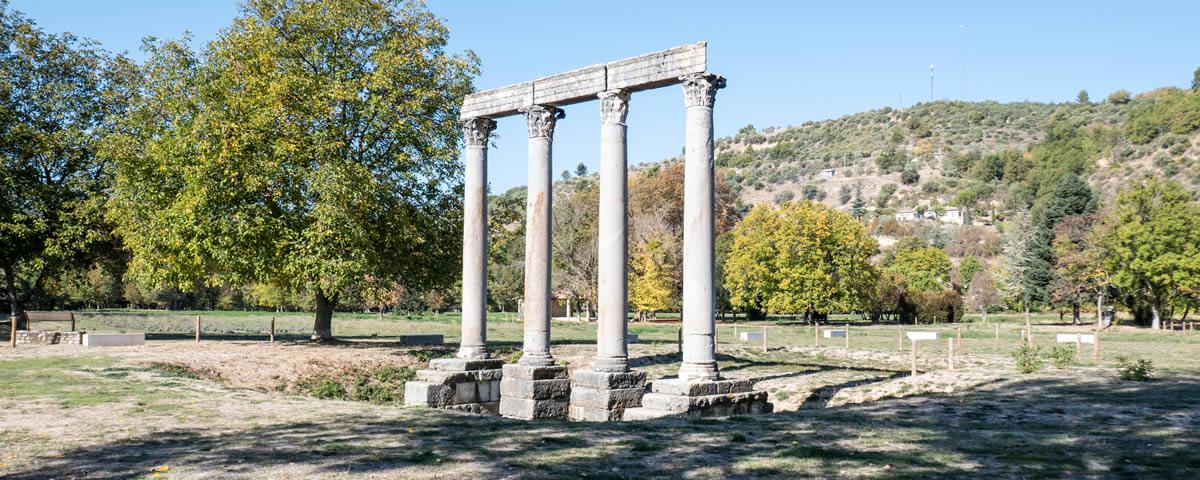 Überreste des Apollon-Tempels in Riez