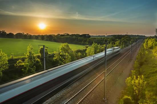 TGV während der Fahrt