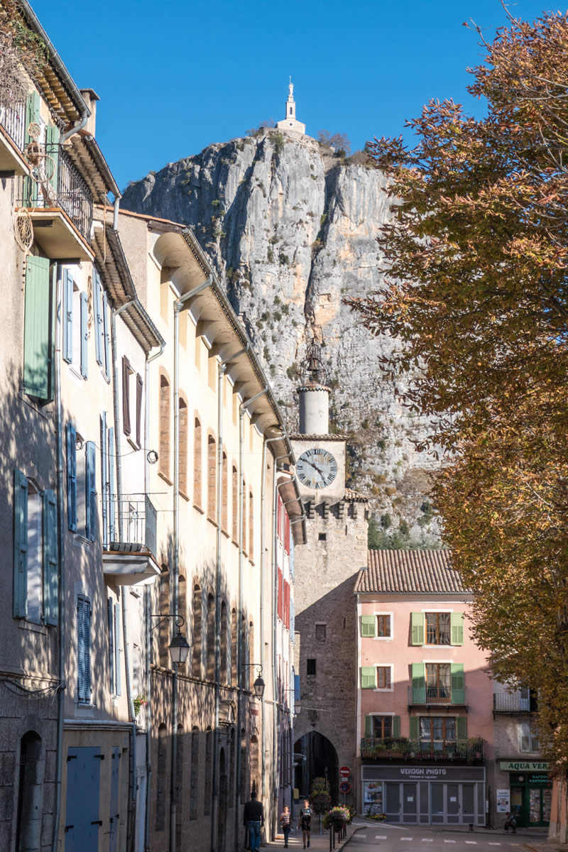 Castellane Altstadt und Kapelle