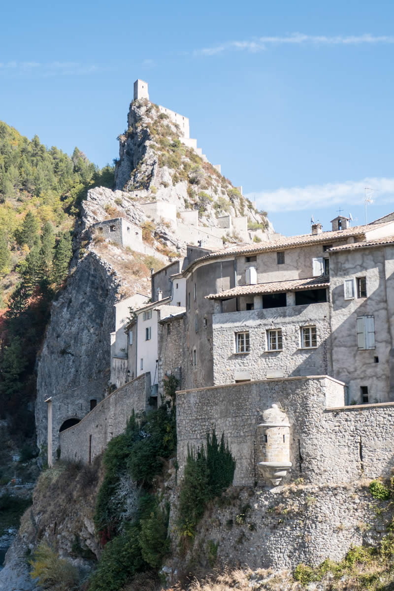 Stadtmauer und Ztadelle von Entrevaux