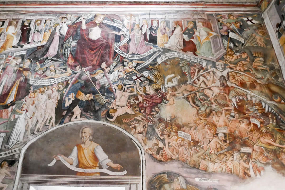 Wandbild Jüngstes Gericht