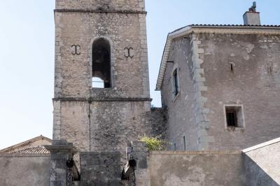Befestigter Kirchturm Entrevaux