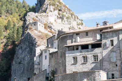 Stadtmauer und Ztadelle von Entrevaux