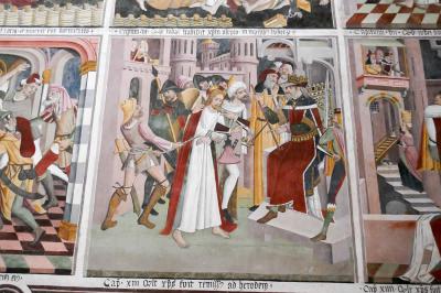 Wandbild Jesus wird Pontius Pilatus vorgeführt